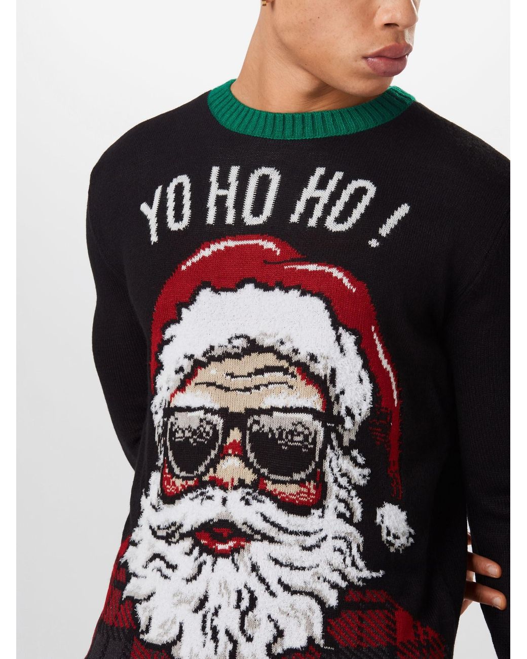 Urban Classics Pullover 'hohoho' in Black für Herren