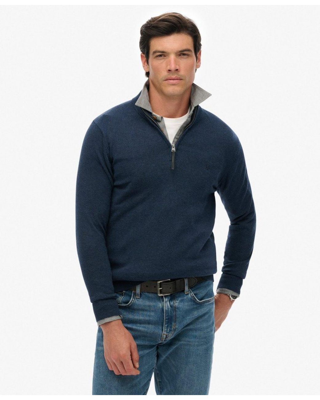 Superdry & Co Pullover Essentials in Blue für Herren