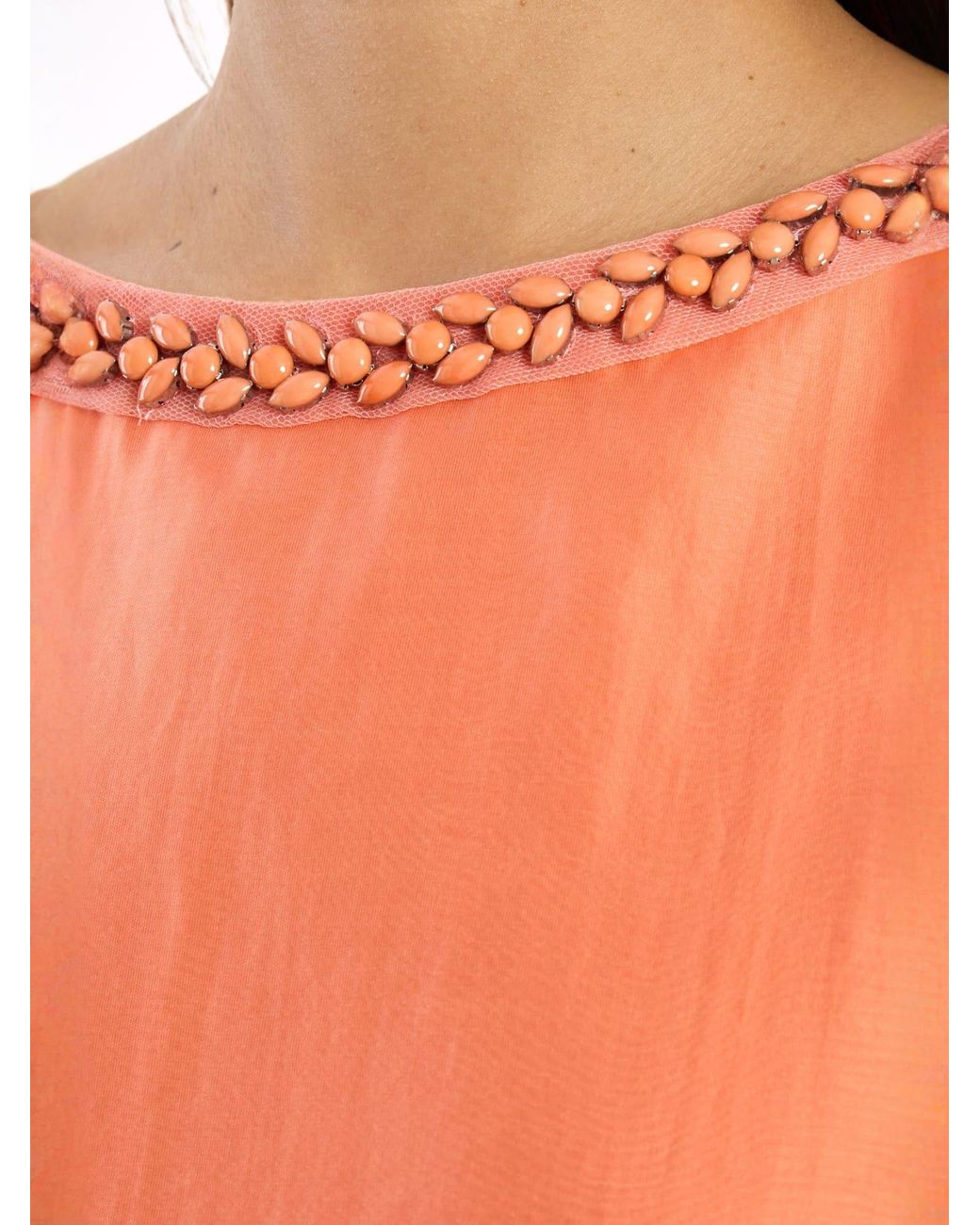 Ana Alcazar Orange Kleid Wakaba