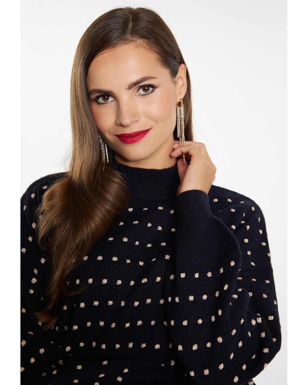 faina Blue Pullover Imane