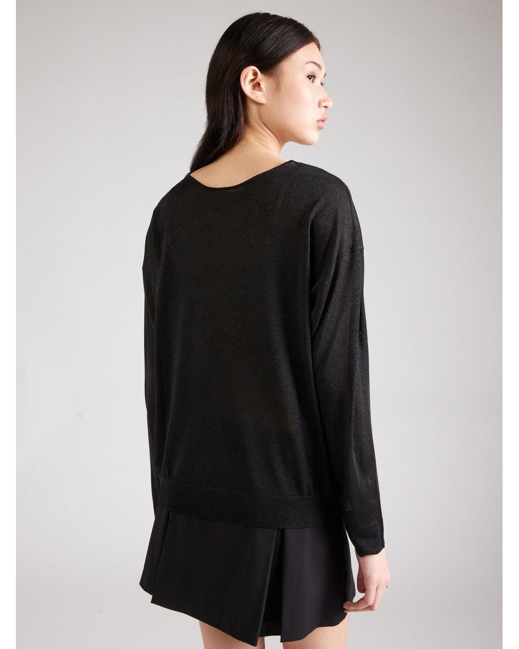 Vila Black Pullover Vinovy