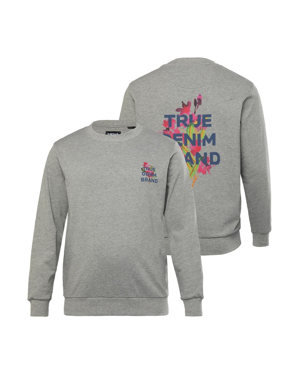 Men Plus Pullover in Gray für Herren