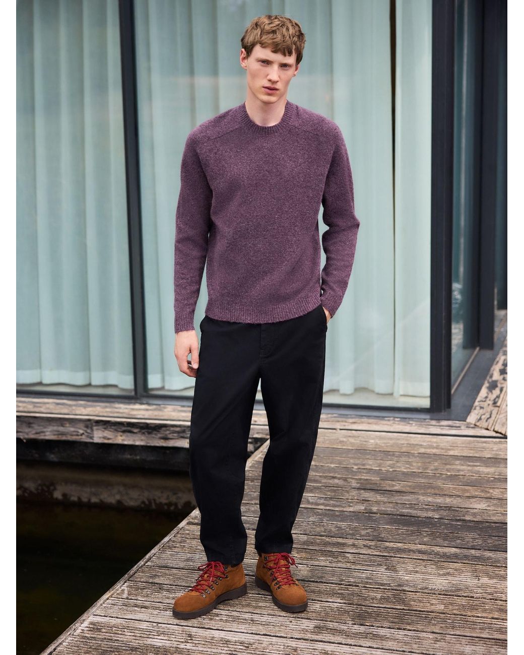 Next Pullover in Purple für Herren