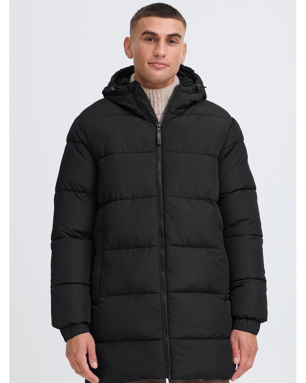 Solid Steppmantel Sdmarlo in Black für Herren