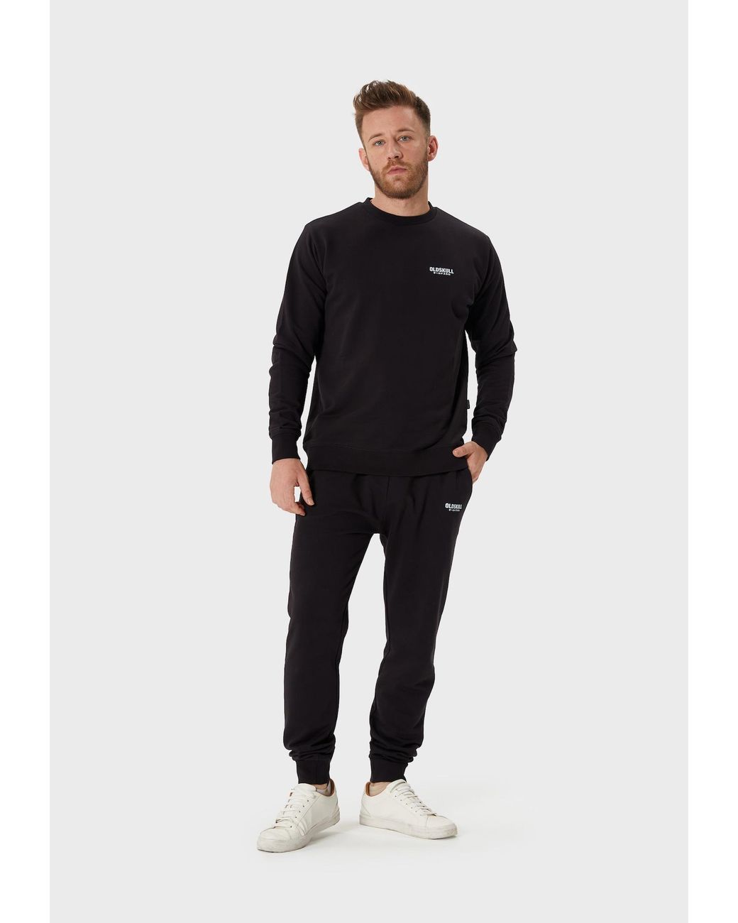 Oldskull Sweatshirt Basic Osk in Blue für Herren