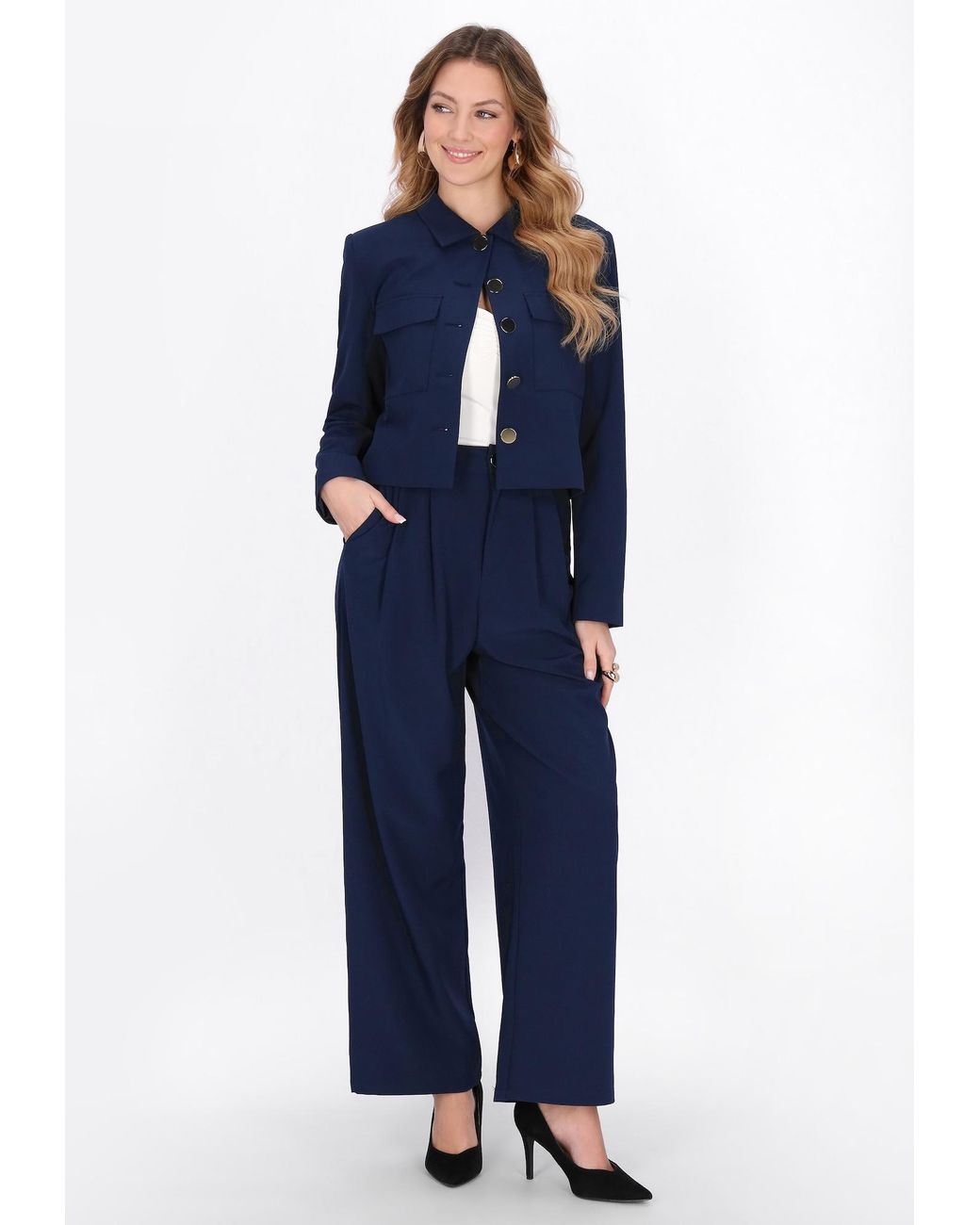 faina Blue Blazer