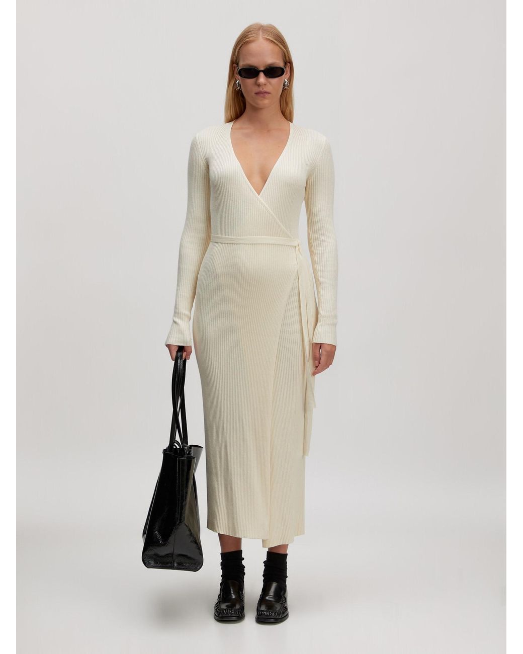 EDITED White Strickkleid 'Mailien'