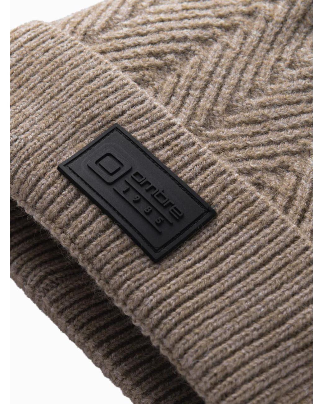 Ombre Mütze in Brown für Herren