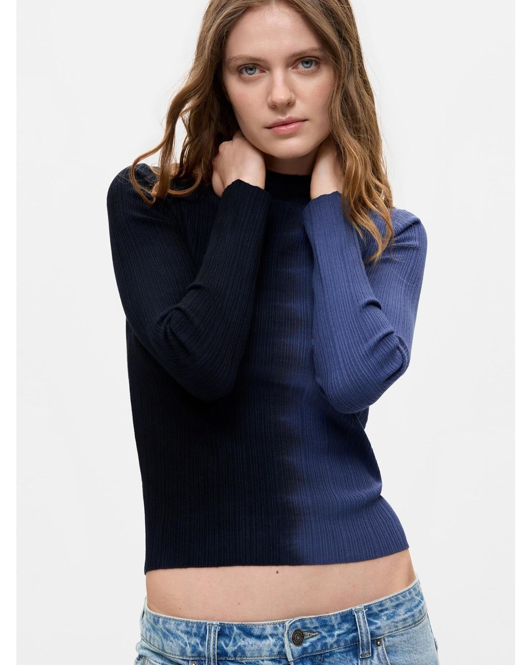 Desigual Blue Pullover