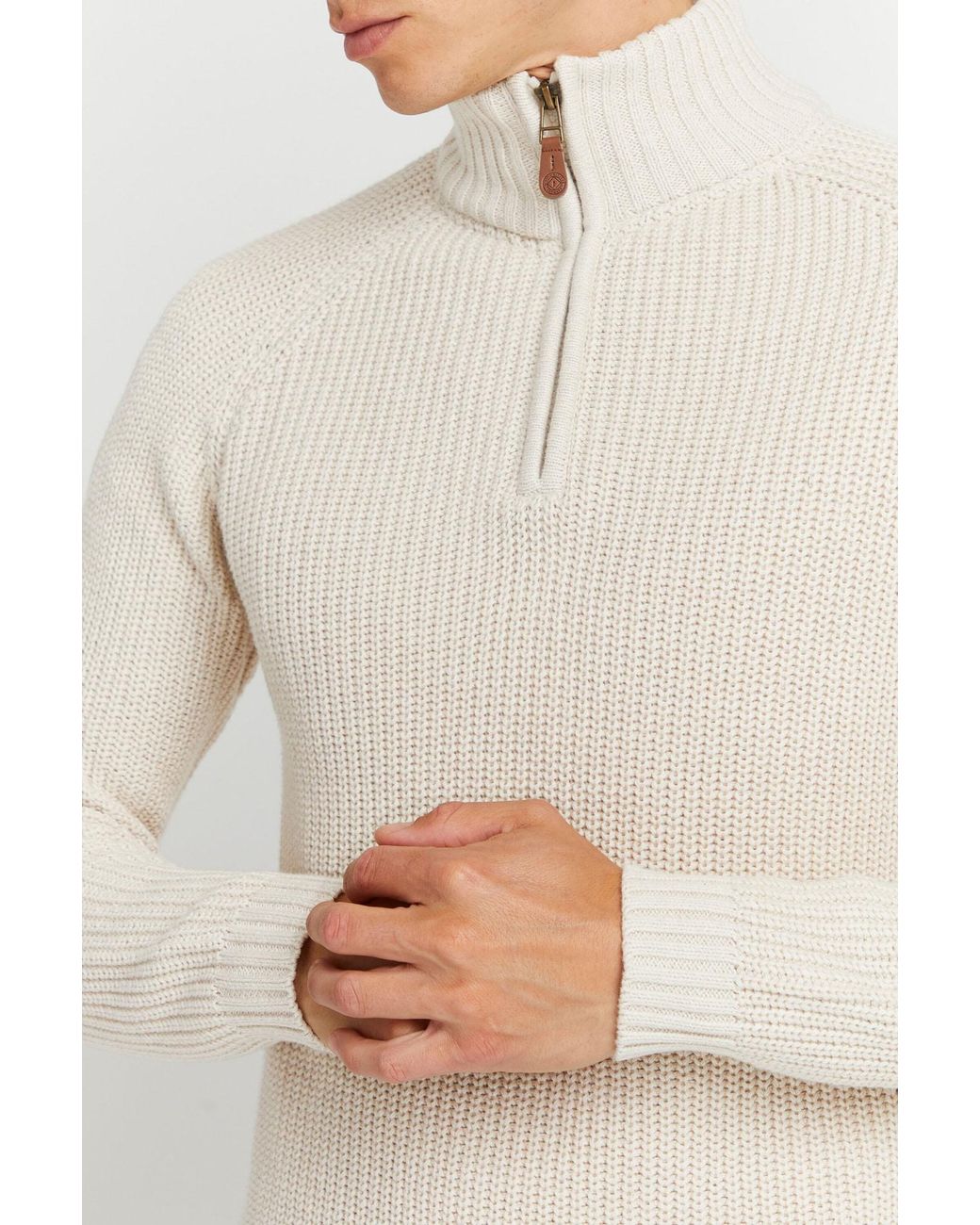 Solid Pullover Xenox in White für Herren
