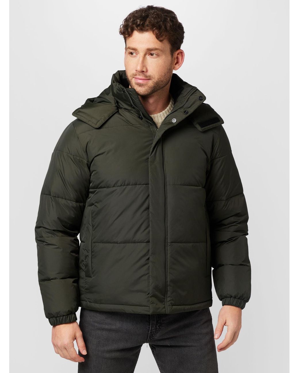 Solid Winterjacke in Black für Herren