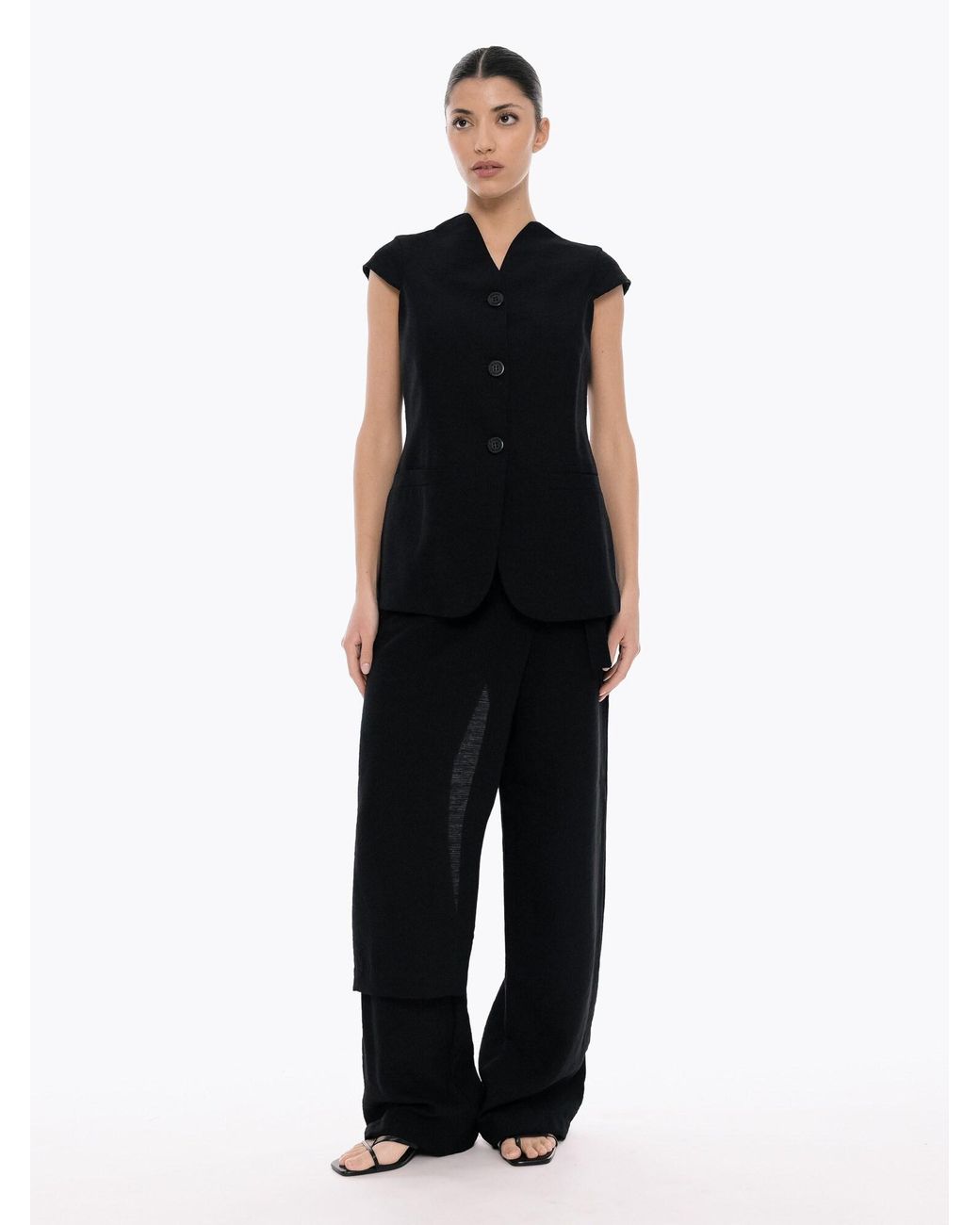 4TAILORS Black Weste Ringline
