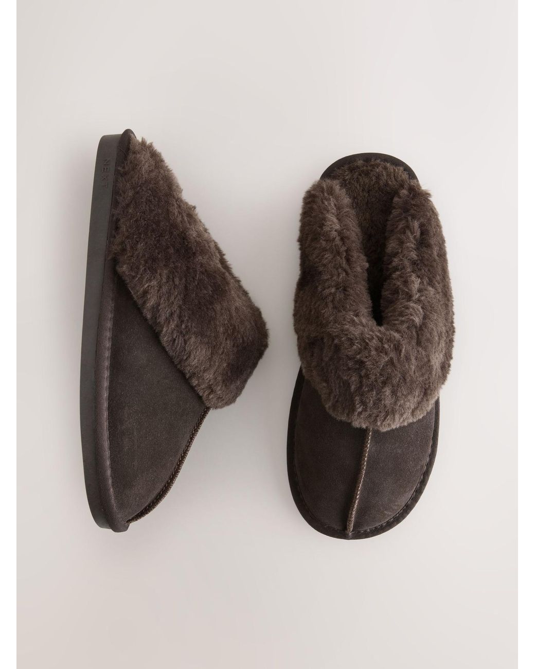 Next Brown Hausschuh