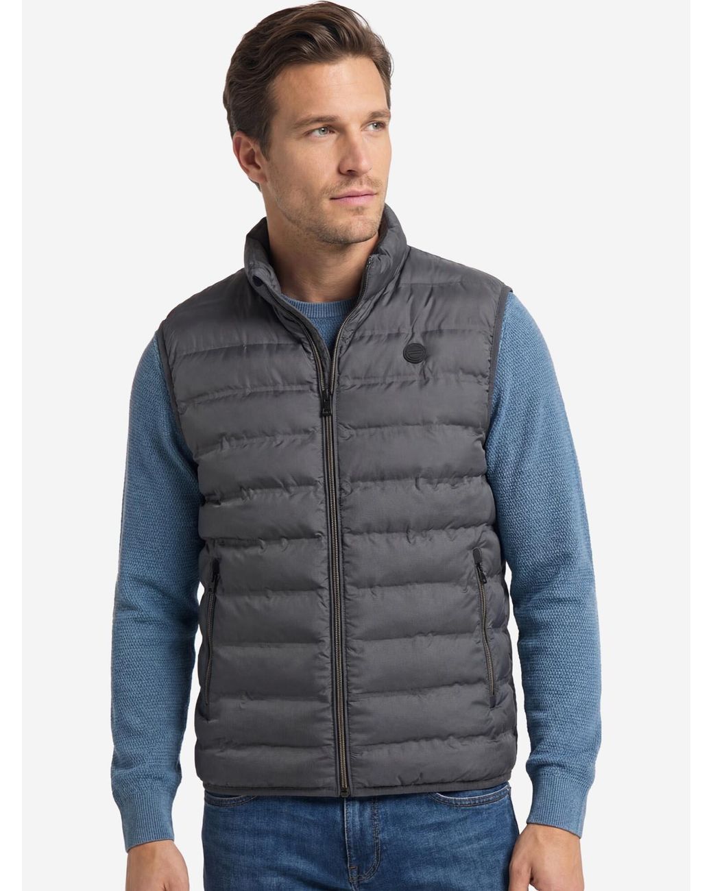 Redmond Weste Basic in Black für Herren