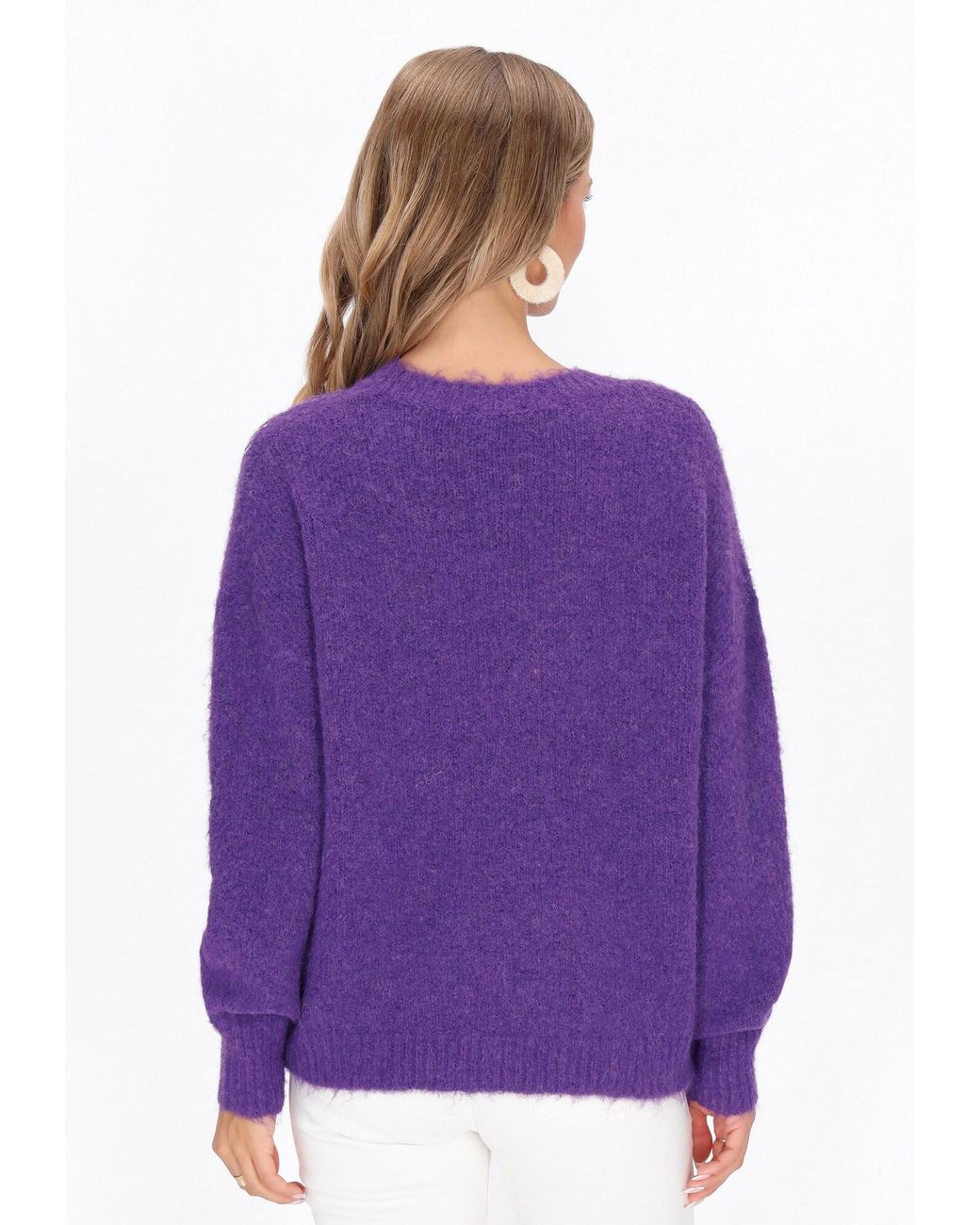 IZIA Purple Pullover