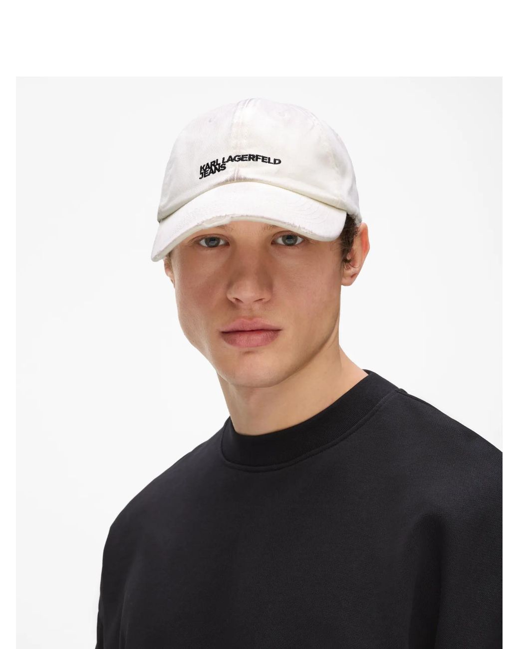 Karl Lagerfeld White Cap