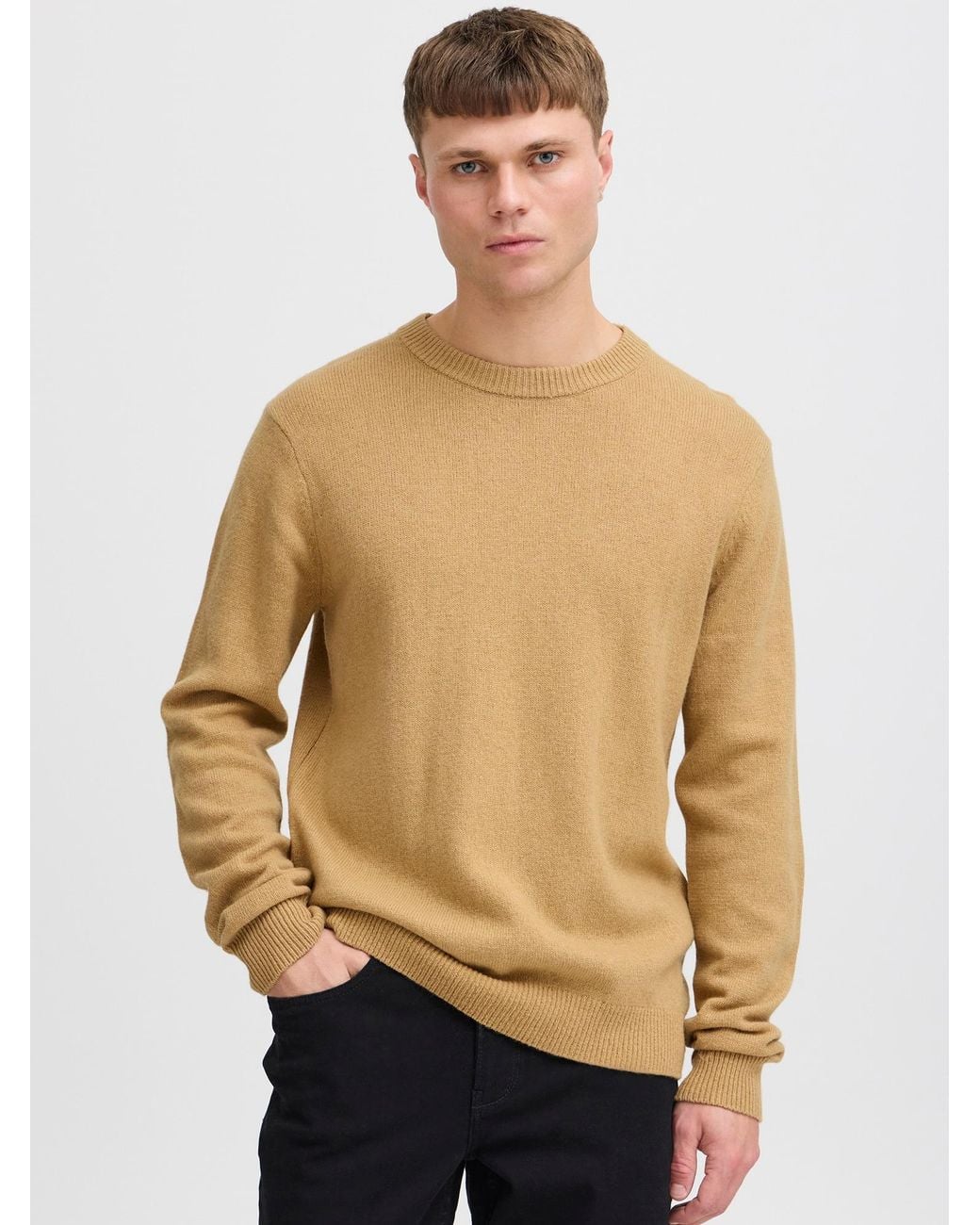Solid Pullover Sd Dyllon in Natural für Herren