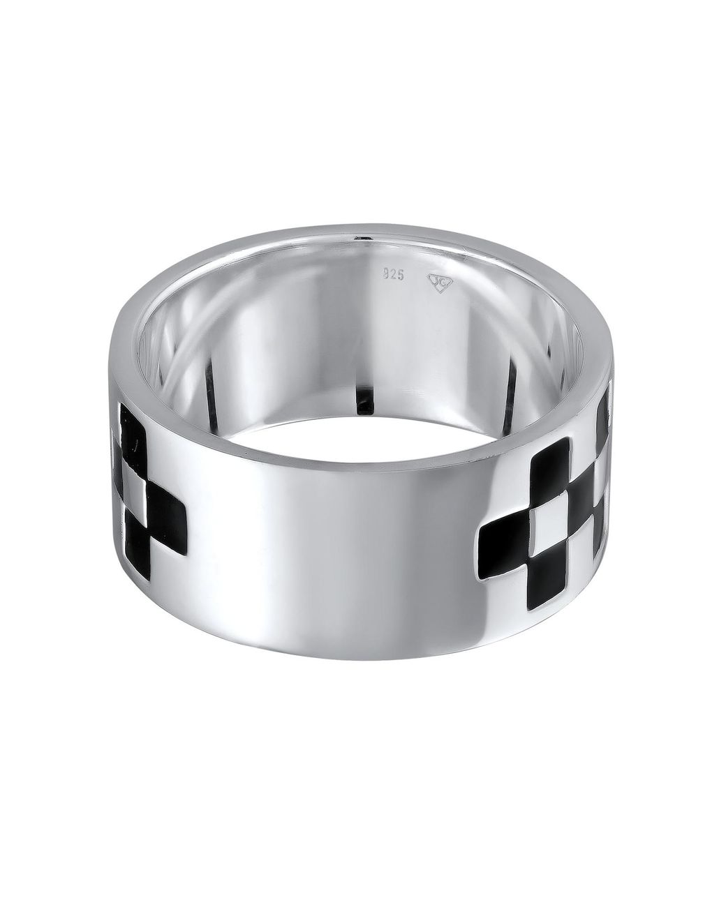 Kuzzoi Ring in Metallic für Herren