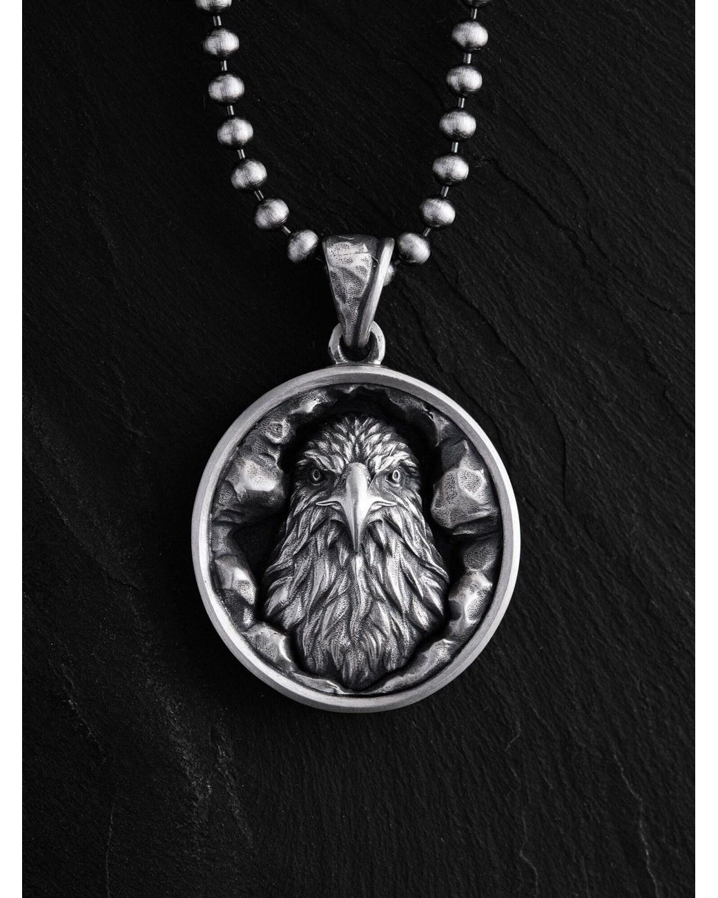 REYTEL Anhänger Eagle in Metallic für Herren