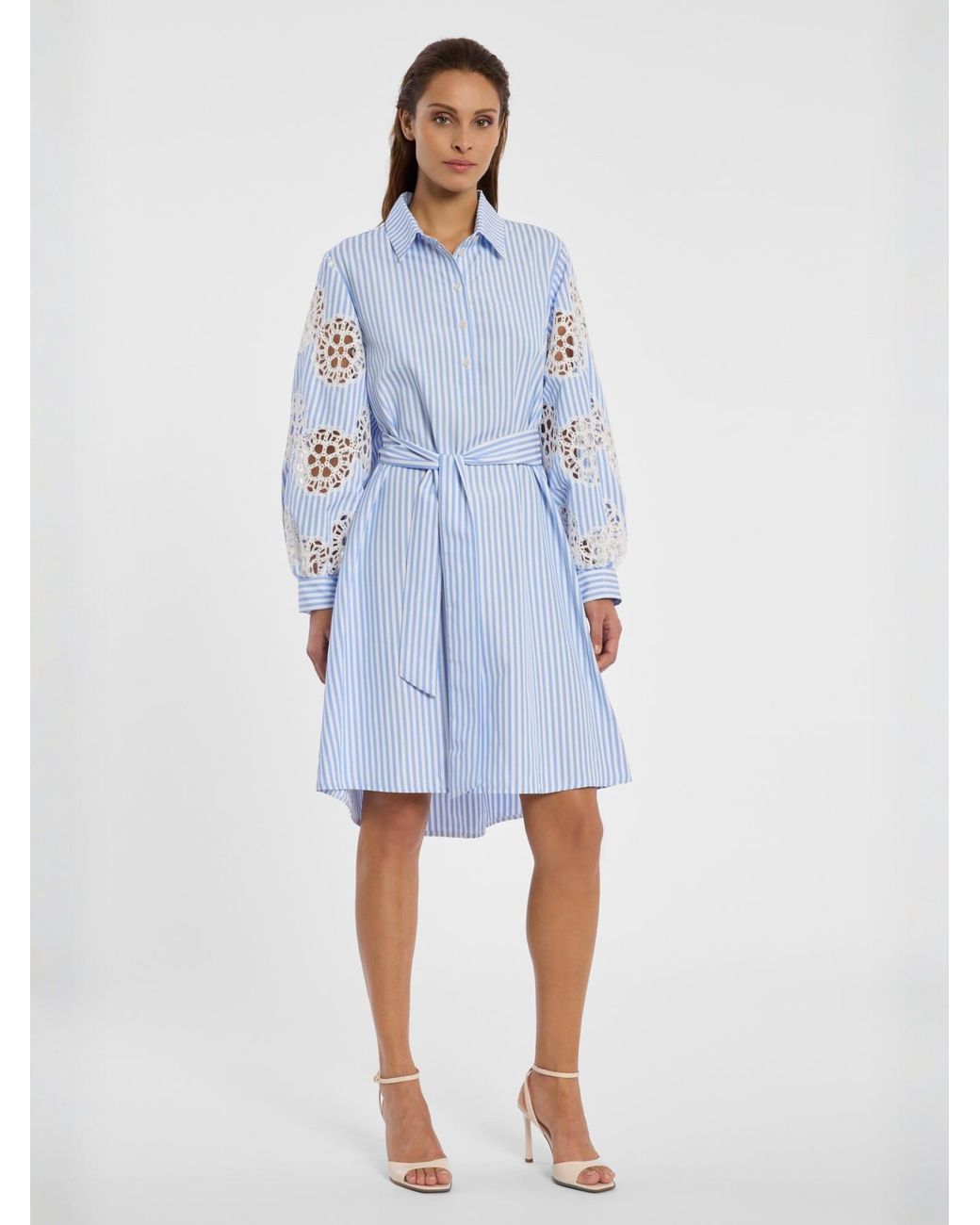 Ana Alcazar Blue Kleid Dazli