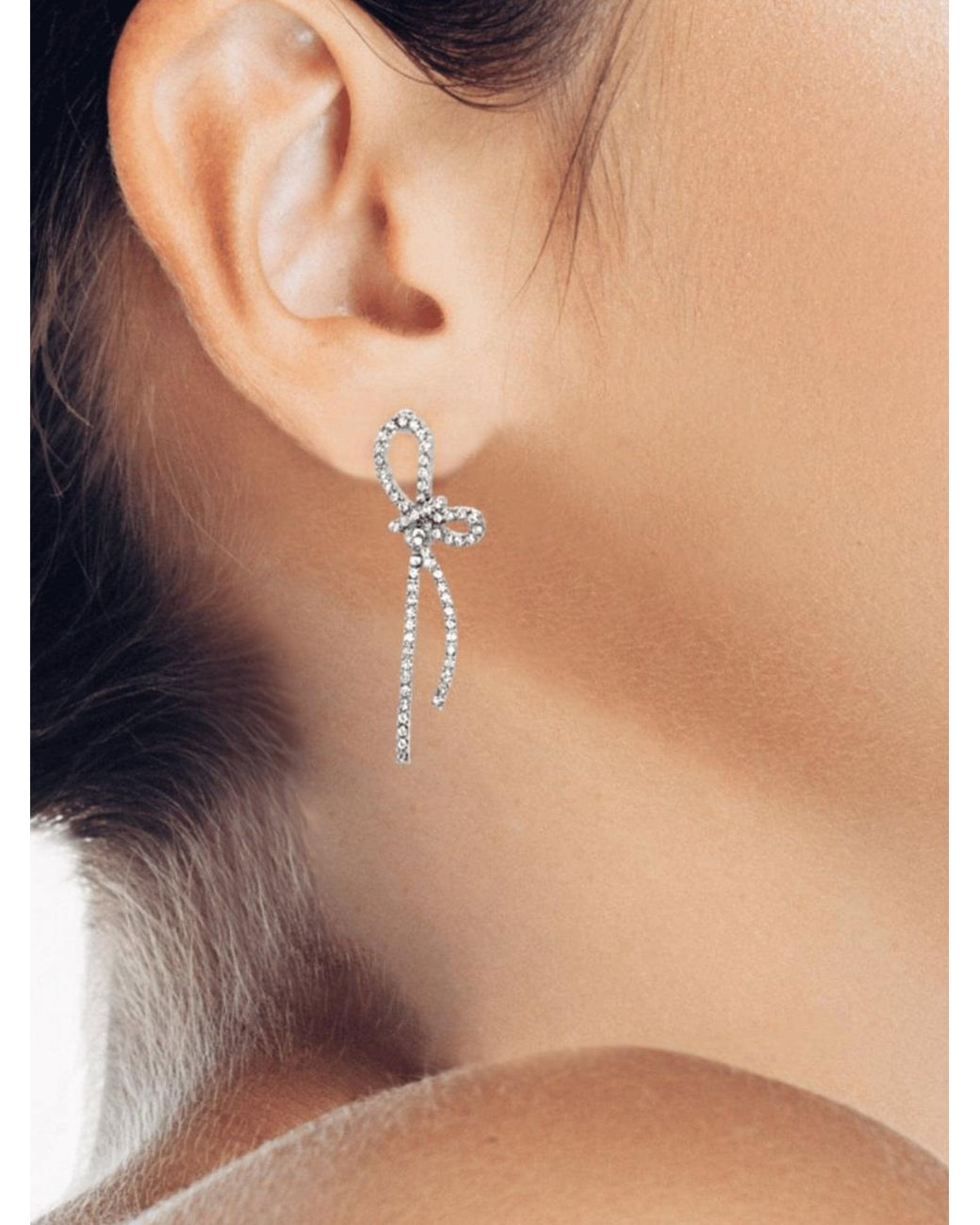 ARS-ARGENTI White Ohrringe Dear Knot