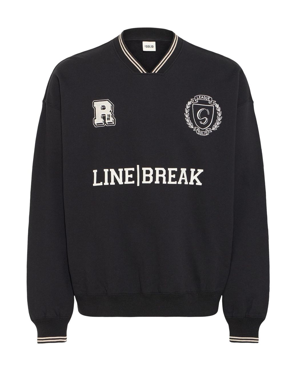 Solid Sweatshirt Sdstratton in Black für Herren