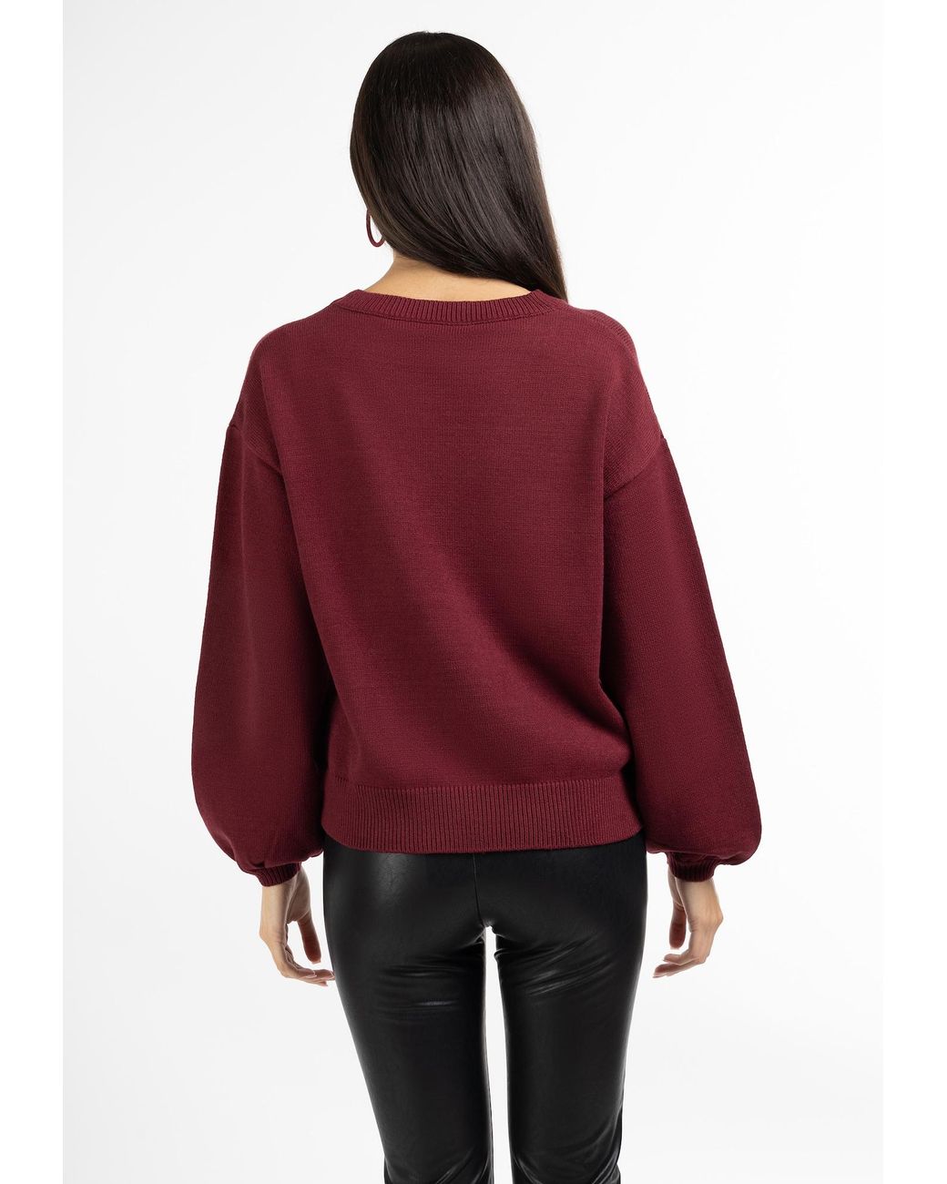 faina Red Pullover Koosh