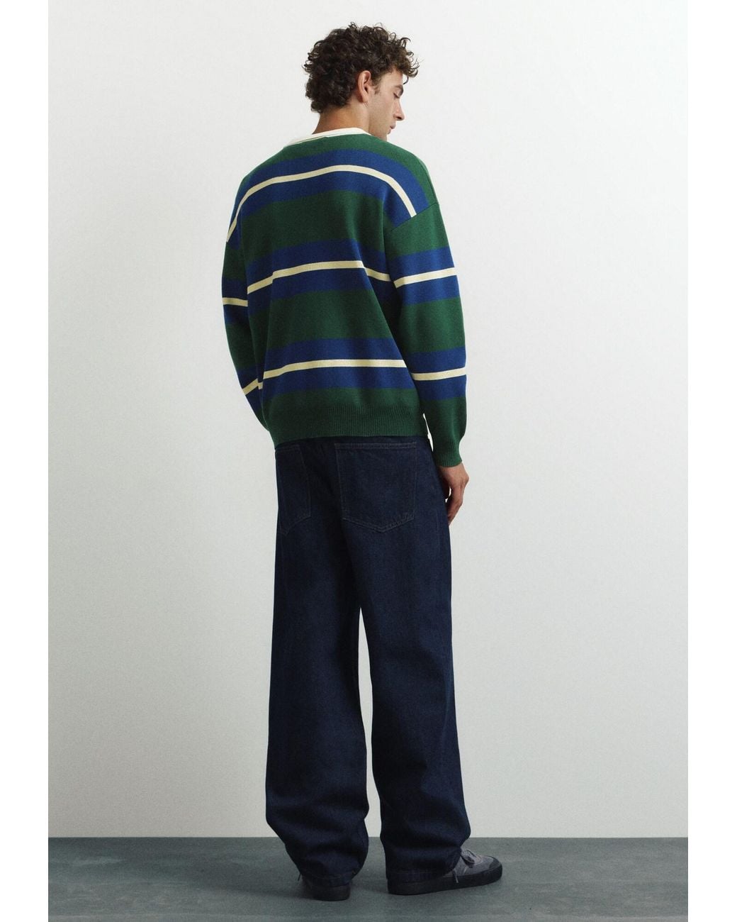 Pull&Bear Pullover in Green für Herren