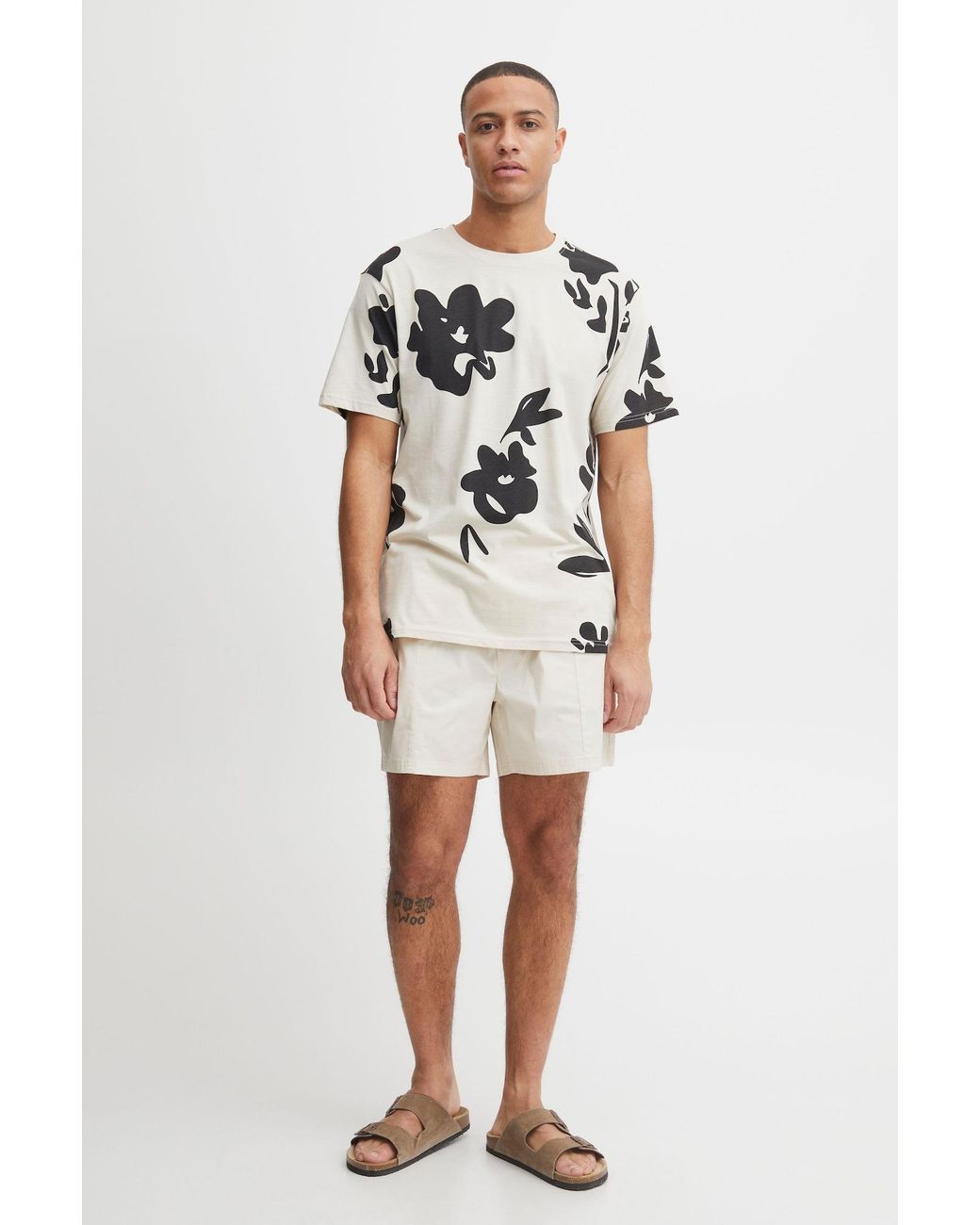 Solid Shorts 'faustino' in White für Herren