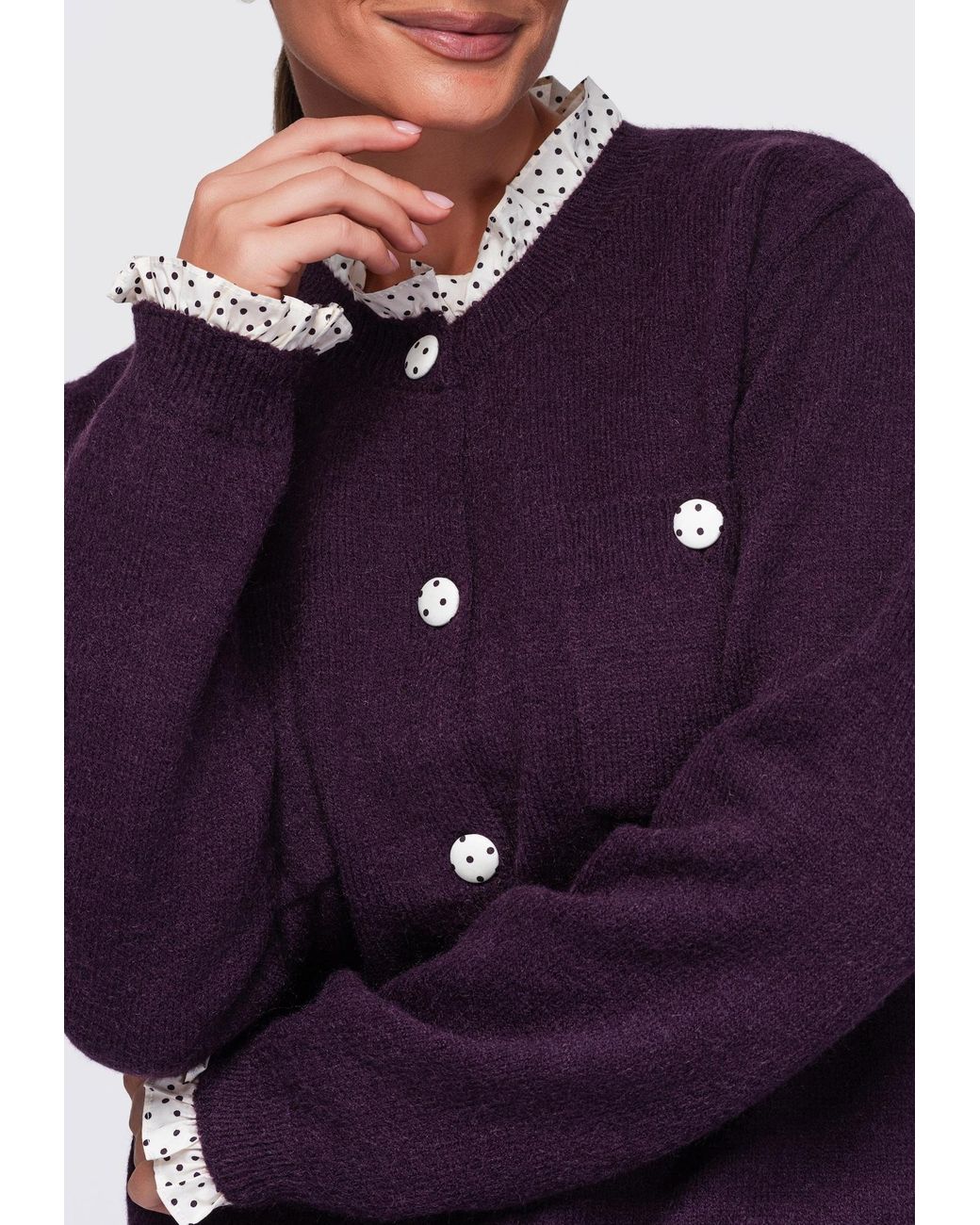 Ombre Purple Pullover