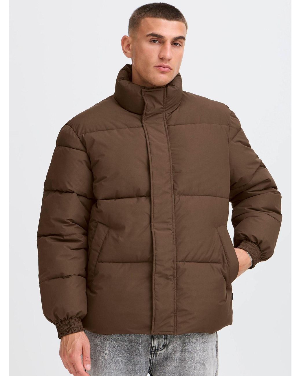 Solid Steppjacke Sdroy Puffer in Brown für Herren