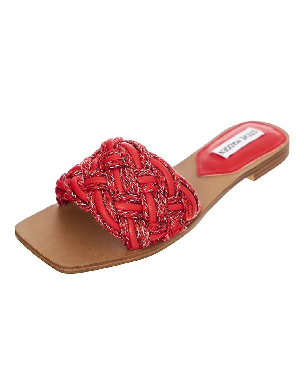 Steve Madden Red Pantolette Nightfall Multi Sandals