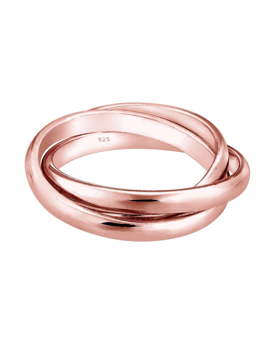 Elli Jewelry Pink Ring Trio