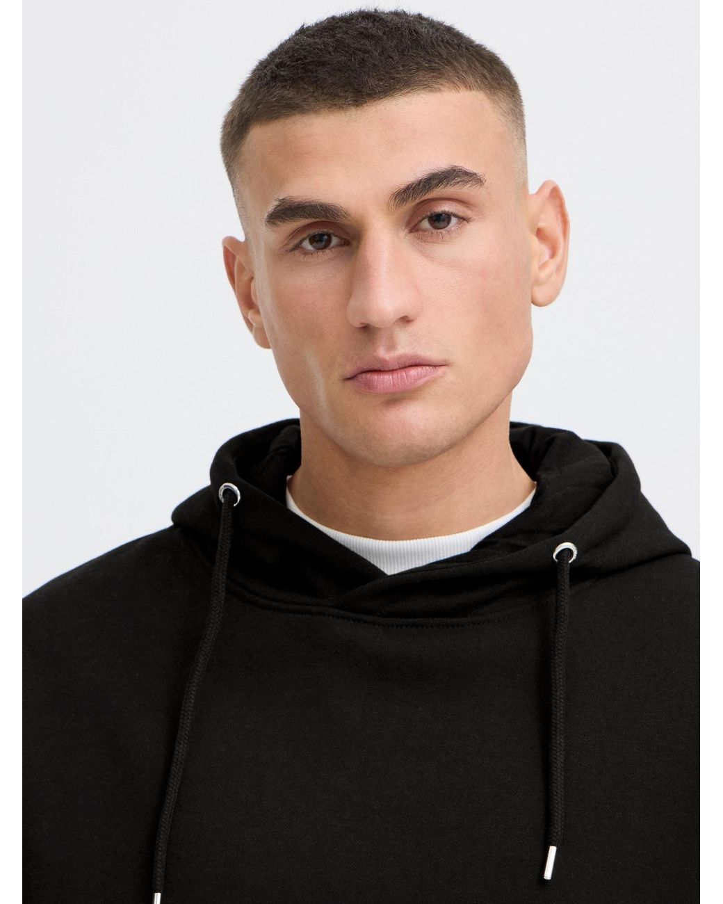 Solid Sweatshirt Lenz in Black für Herren