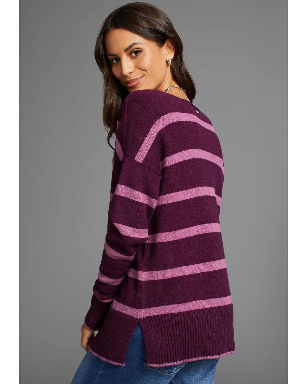 Laura Scott Purple Pullover