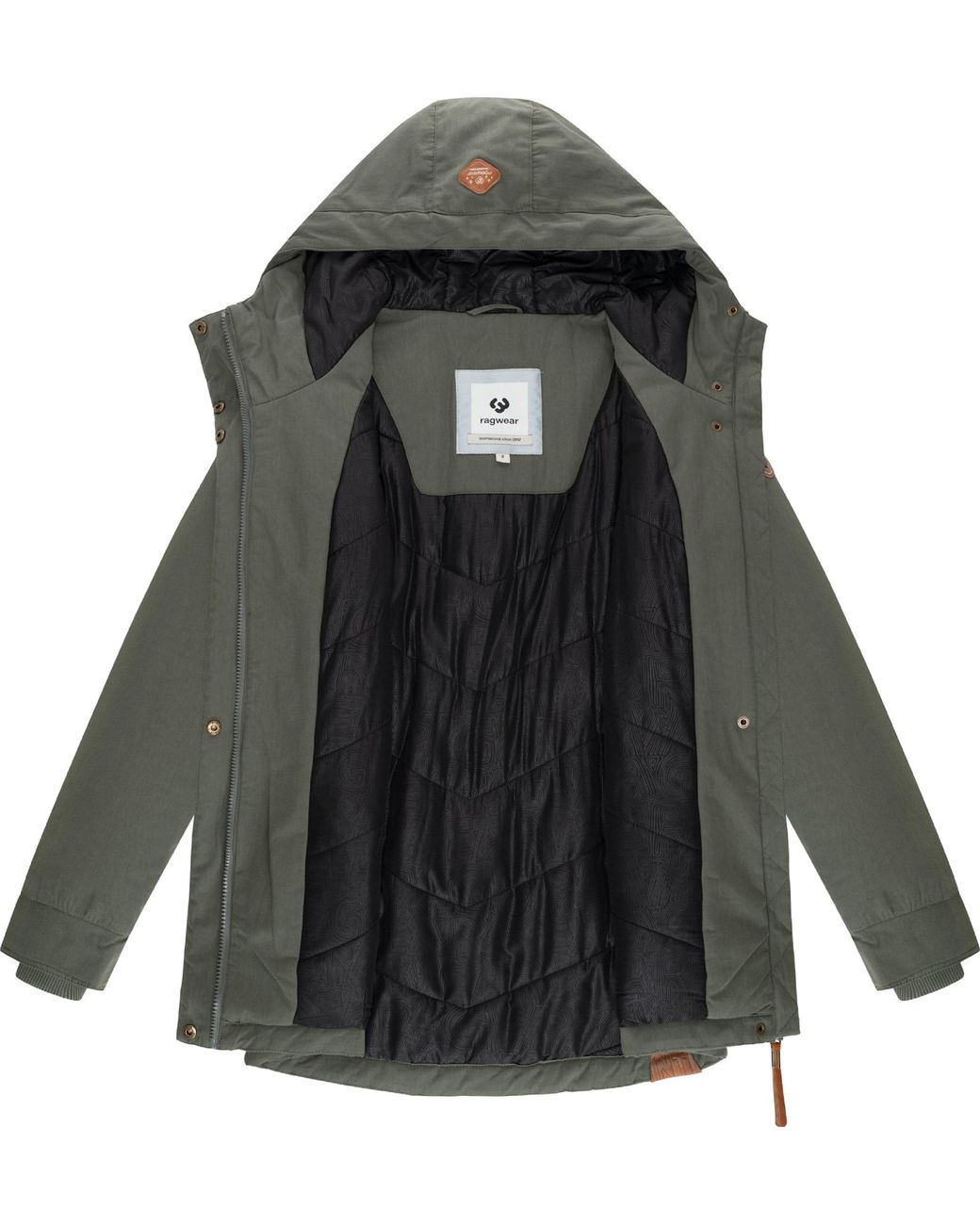 Ragwear Green Parka Monadena