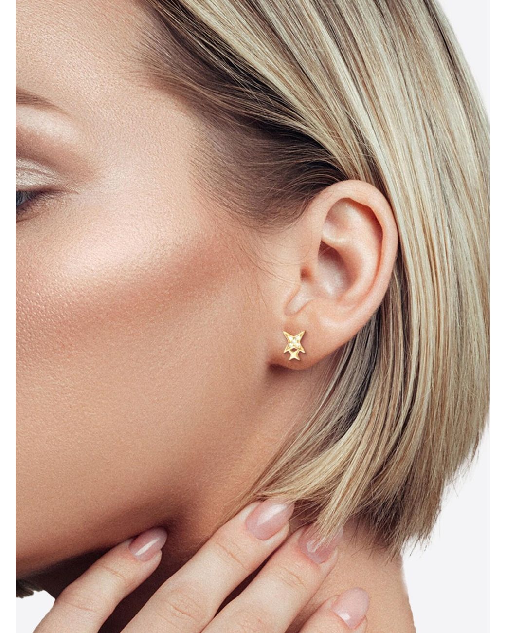 Sofia Milani Metallic Ohrringe Star