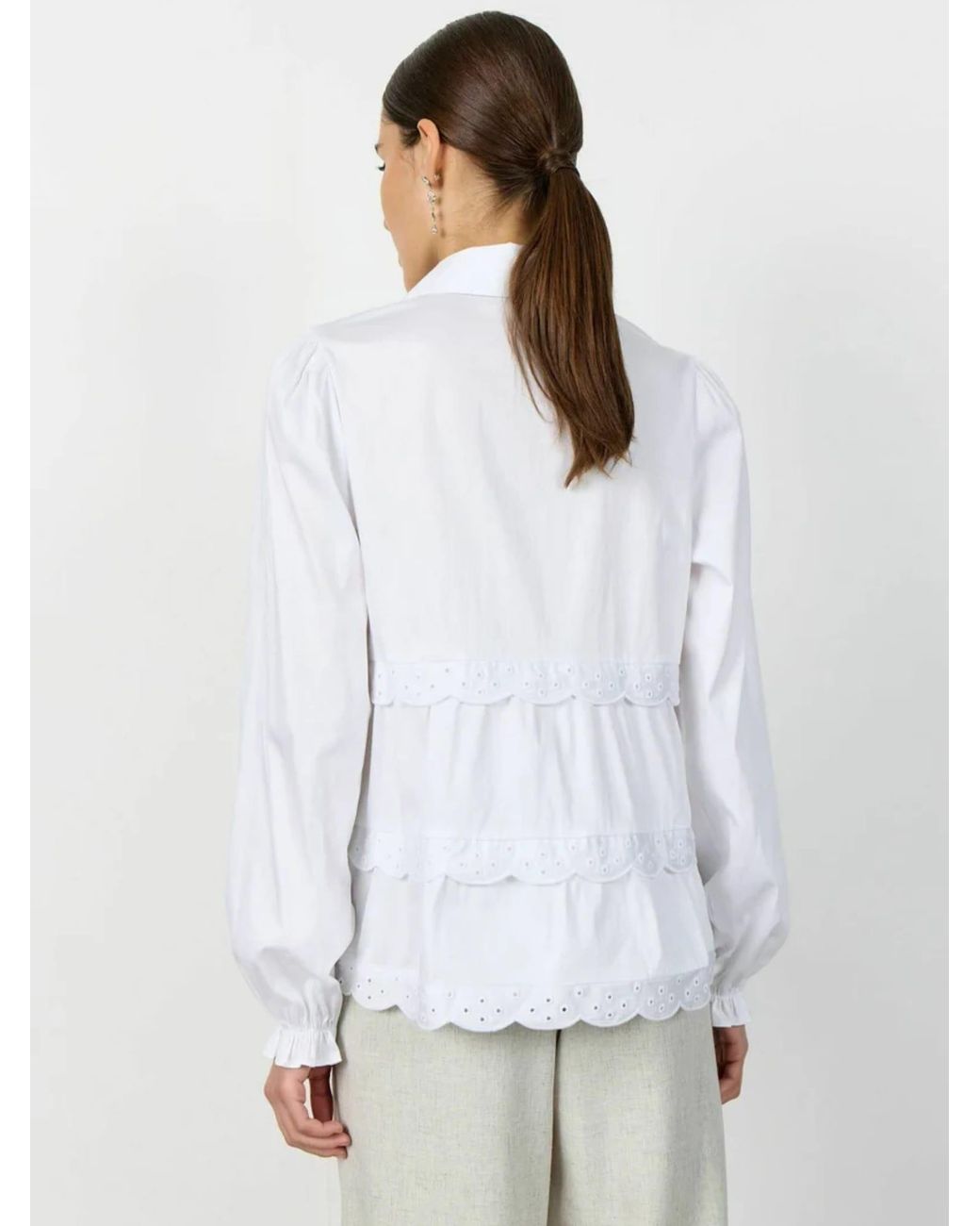 Levete Room White Shirt Lr-Isla Solid 135