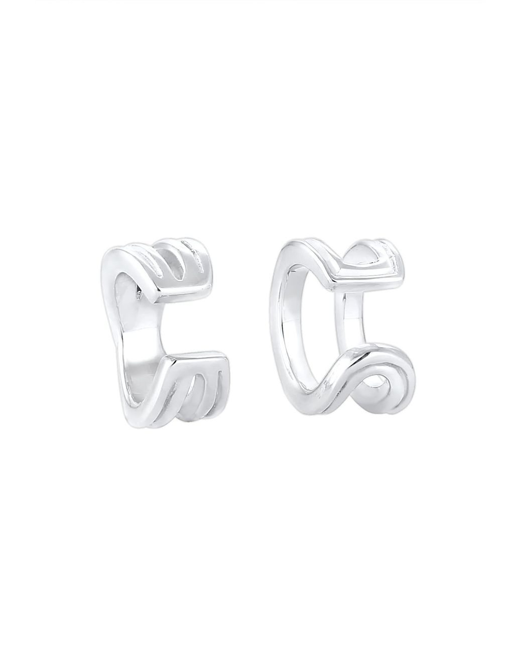 Elli Jewelry White Earcuff