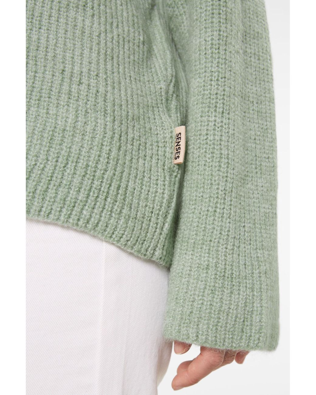SENSES.THE LABEL Green Pullover