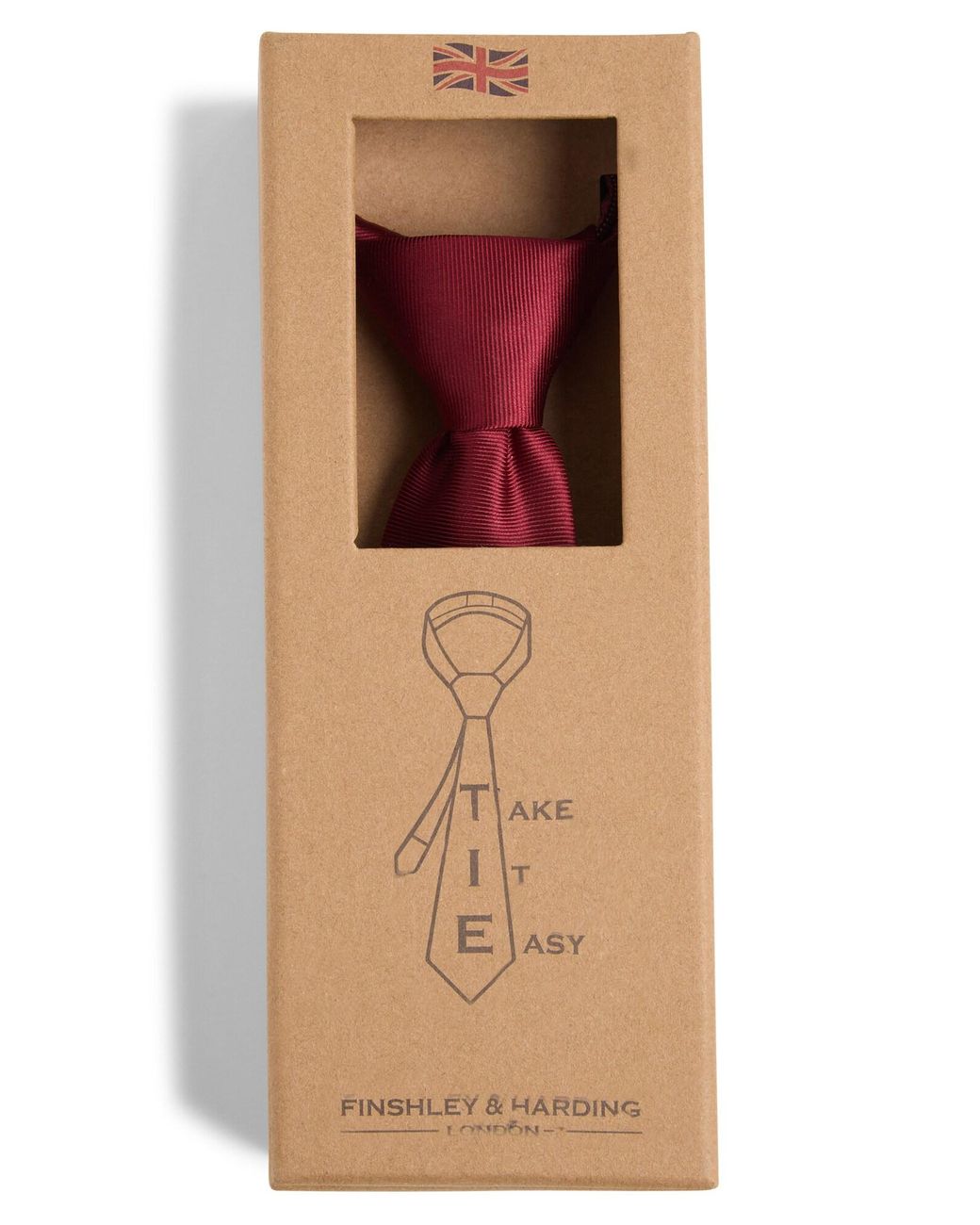 Finshley & Harding Krawatte Take It Easy in Red für Herren