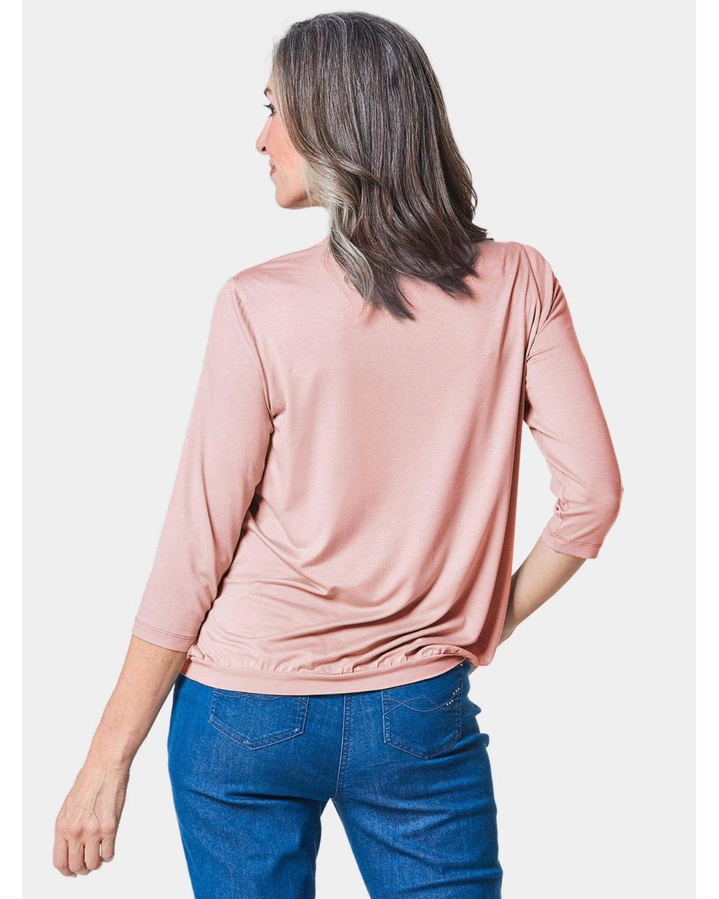 Goldner Pink Bluse