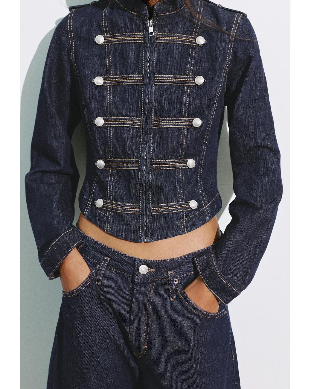 Pull&Bear Blue Jacke