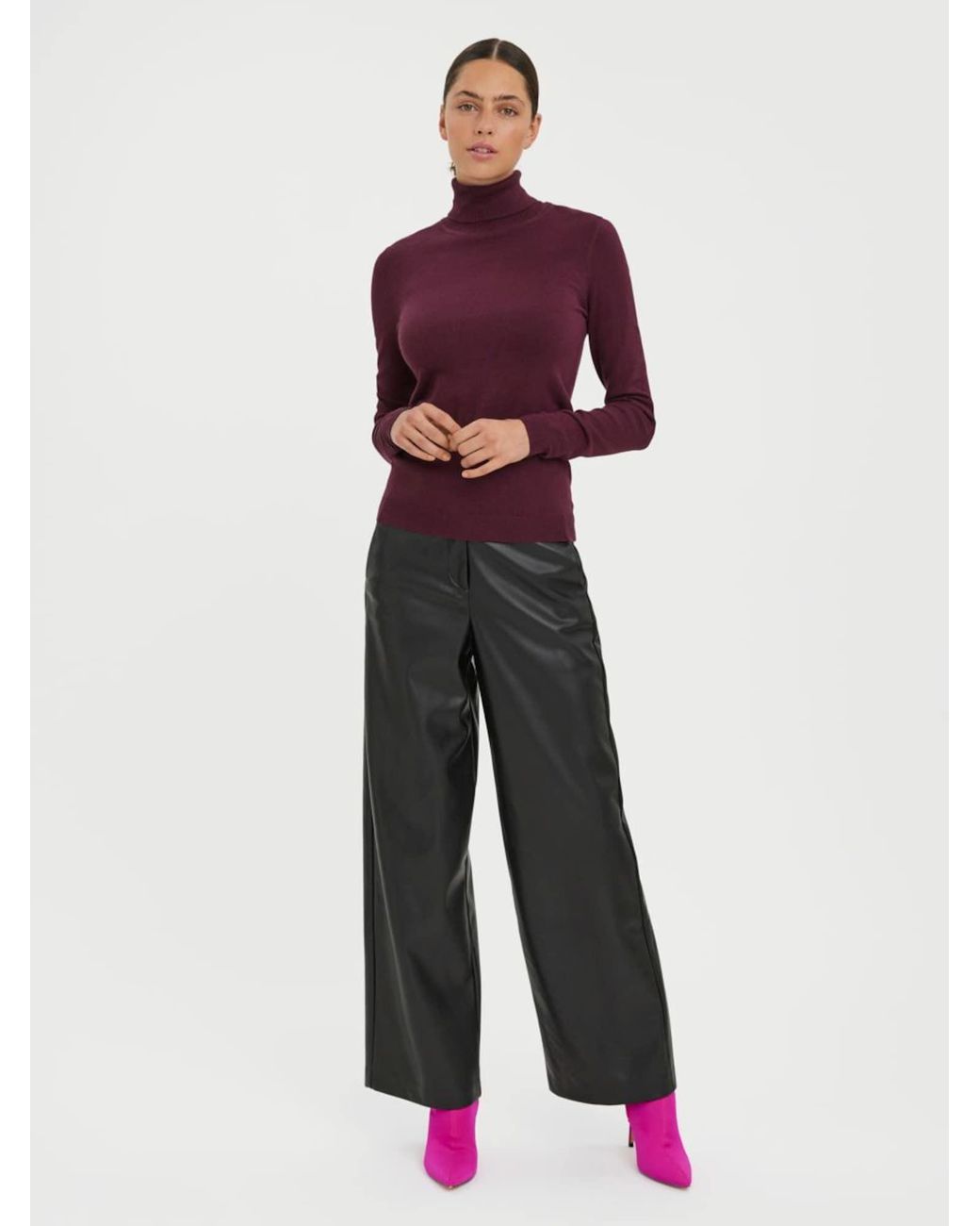 Vero Moda Purple Pullover Vmglory