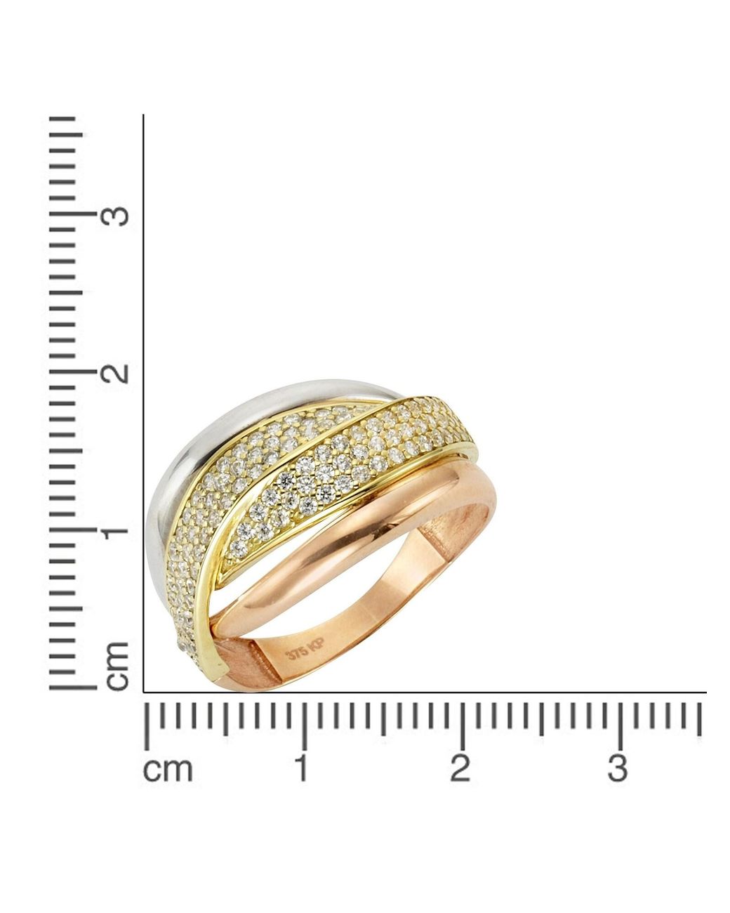 Fascination by Ellen K. Metallic Ring