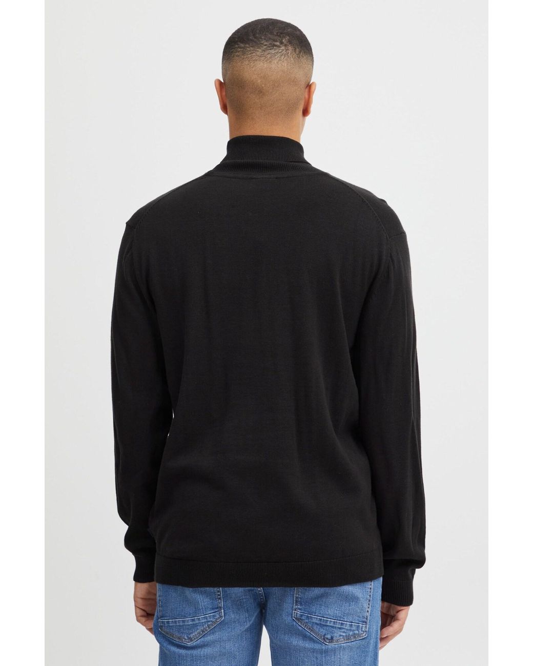 Solid Pullover Denley in Black für Herren