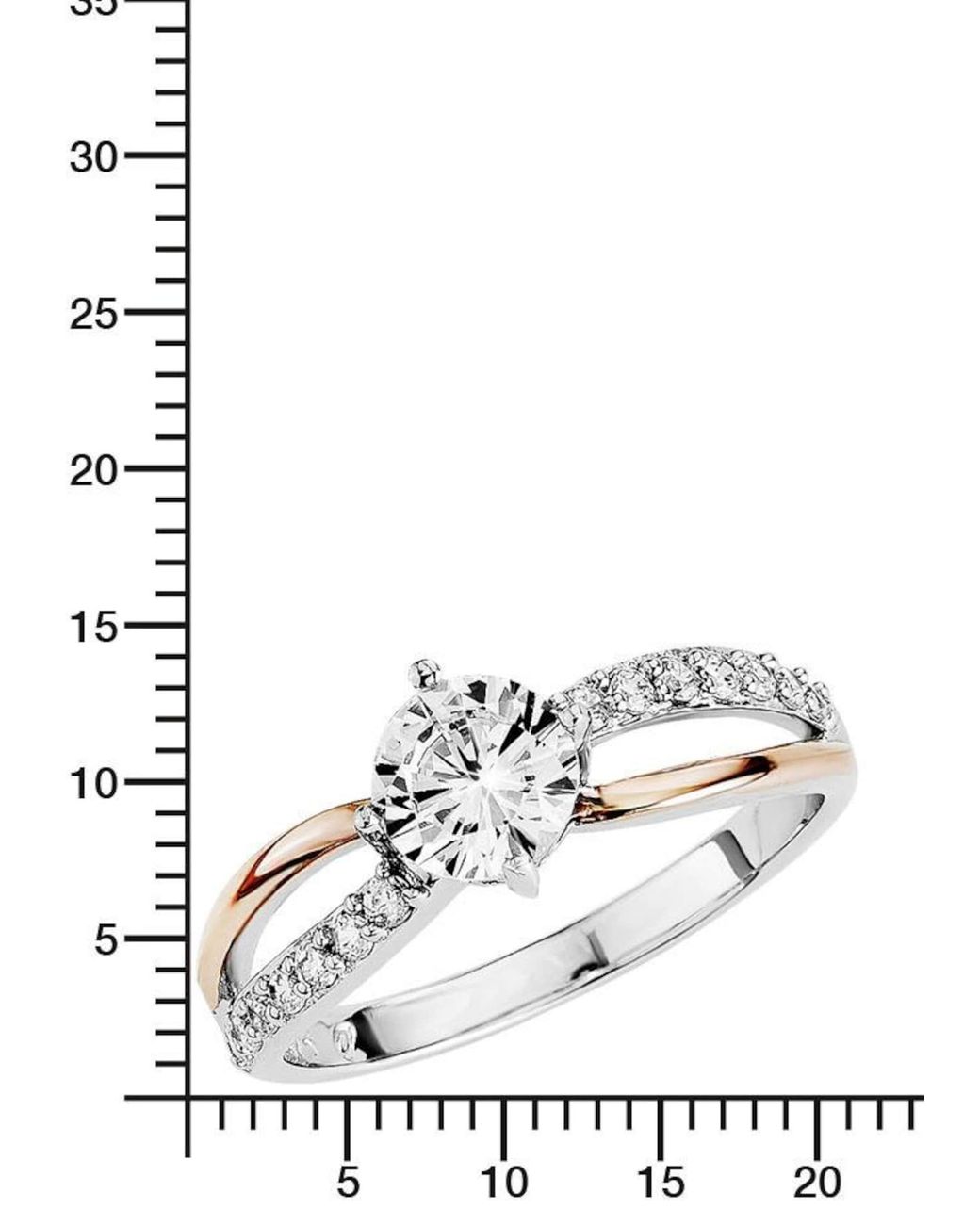 Amor White Ring