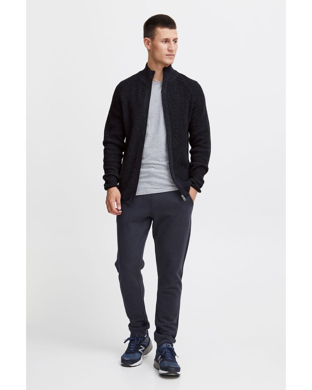 Solid Strickjacke Kotcha in Blue für Herren