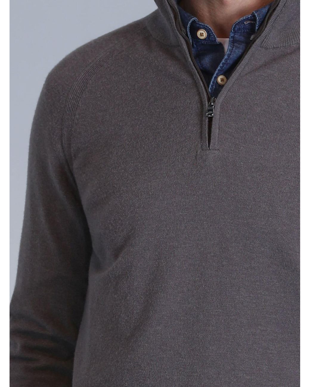 Lufian Pullover Stavan in Gray für Herren