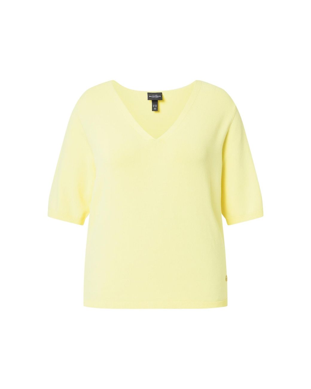 Ulla Popken Yellow Pullover